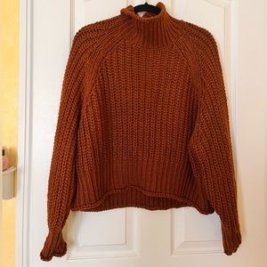 Orange Knit Sweater
